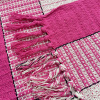 Jogo Passadeira de Tear Artesanal 3 Peças Pink C/Cru
