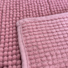 Kit 2 Peças Passadeira e Tapete Bolinha Antiderrapante Rosa