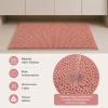 Kit 2 Peças Passadeira e Tapete Bolinha Antiderrapante Rose