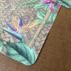 Lugar Americano Estampado Plástico Lavável Flores Coloridas