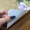 Lugar Americano Estampado Plástico Lavável Florzinha Branca