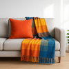 Manta de Tear Protetora para Sofá Cama King 2.80m x 2.60m Quadriculada Color