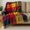 Manta de Tear Protetora para Sofá Cama King 2.80m x 2.60m Quadriculada Colorida
