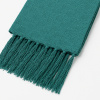 Manta Decorativa 100% Algodão 1,70x1,10 para Sofá, Poltrona ou Peseira de Cama Verde Esmeralda