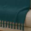 Manta Decorativa Algodão - Verde Oliva - 170x110
