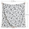 Manta Fleece Petit Poá Queen 2,20m x 2,40m Arabesco Floral