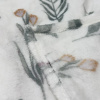 Manta Fleece Petit Poá Queen 2,20m x 2,40m Florzinhas C/Ramos