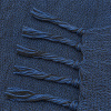 Manta para Sofá em Tear 2.40m x 1.80m Azul c/ Preto