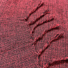 Manta para Sofá em Tear 2.40m x 1.80m Mescladinho Vermelho c/ Preto