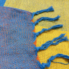 Manta para Sofá em Tear 2.40m x 1.80m Quadriculada Colorida