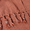 Manta para Sofá em Tear 2.40m x 1.80m Terracota C/Pontilhado Branco