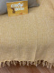 Manta para Sofá em Tear 2.40mt x 1.80mt - Mescladinha Amarela C/Crú