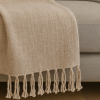 Manta Protetora Tear para Sofá e Cama 2,30m x 1,40m Caramelo e Crú