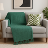 Manta Protetora Tear para Sofá e Cama 2,30m x 1,40m Verde C/Preto