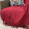 Manta Protetora Tear para Sofá e Cama 2,30m x 1,40m Vermelha