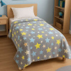 Manta Que Brilha No Escuro Estampada Estrelas