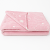 Manta Que Brilha No Escuro Estampada Nuvens Rosa