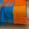 Manta Tear Quadriculada Bainha Color 1,40mt X 1,40mt