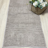 Passadeira Antiderrapante Macarrão 1.80x60cm Bege