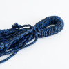Rede de Balanço Artesanal em Tear Azul Mesclado C/Preto 3,20m x 1.45m