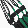 Rede de Balanço Artesanal em Tear Verde C/Preto 3,20m x 1.45m