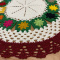 Tapetão de Crochê Primavera 1,00mt - Marsala - Produto Feito a Mão