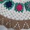 Tapetão de Crochê Primavera 1,00mt - Caramelo - Produto Feito a Mão