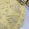 Tapetão De Crochê Redondo Amarelo Claro Diâmetro 1,50m - Produto Feito a Mão