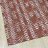 Tapete Beira Cama de Tear Algodão Asteca Terrracota 1.40x75cm