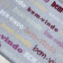 Tapete Emborrachado Antiderrapante Color Arte - Bem Vindo Color