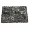 Tapete Liz Boucle Antiderrapante 40x60cm Chumbo