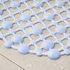 Tapete para Box de Banheiro Antiderrapante 60cm x 30cm Azul Claro
