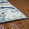 Tapete Persa Retangular 1,40m x 1,00 Desenho Clássico Com Azul