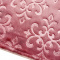 Tapete Porta Banheiro Soft Antiderrapante Alto Relevo Arabesco Rosa