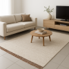 Tapete Tear Boho Tons Terrosos 2,00m x 1,45m Encorpado e Lavável