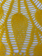 Toalha de Mesa em Crochê Redonda - Amarela