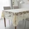 Toalha de Mesa Rendado Floral Off White 1,50m x 2,30m