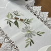 Toalhinha Bordada Romance - C/Guippir Romance Branco Floral