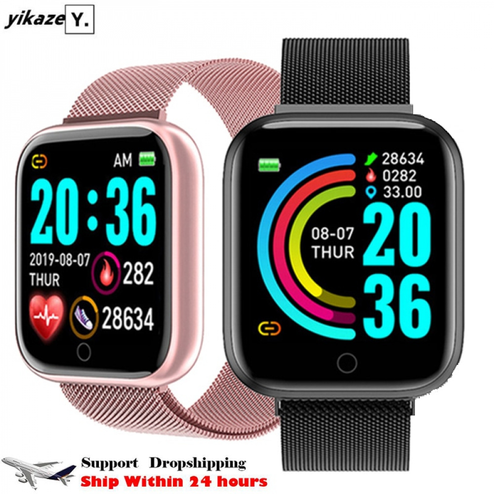 Relógios inteligentes D20 rastreador de fitness Bluetooth Smartwatch para  homen