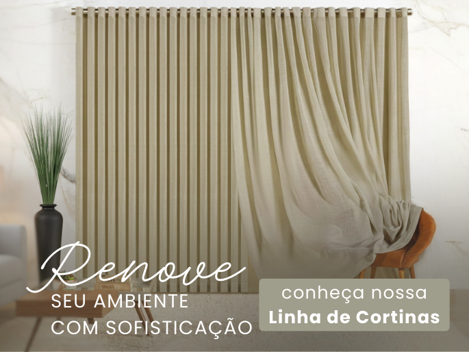 Banner Faixa - Cortinas