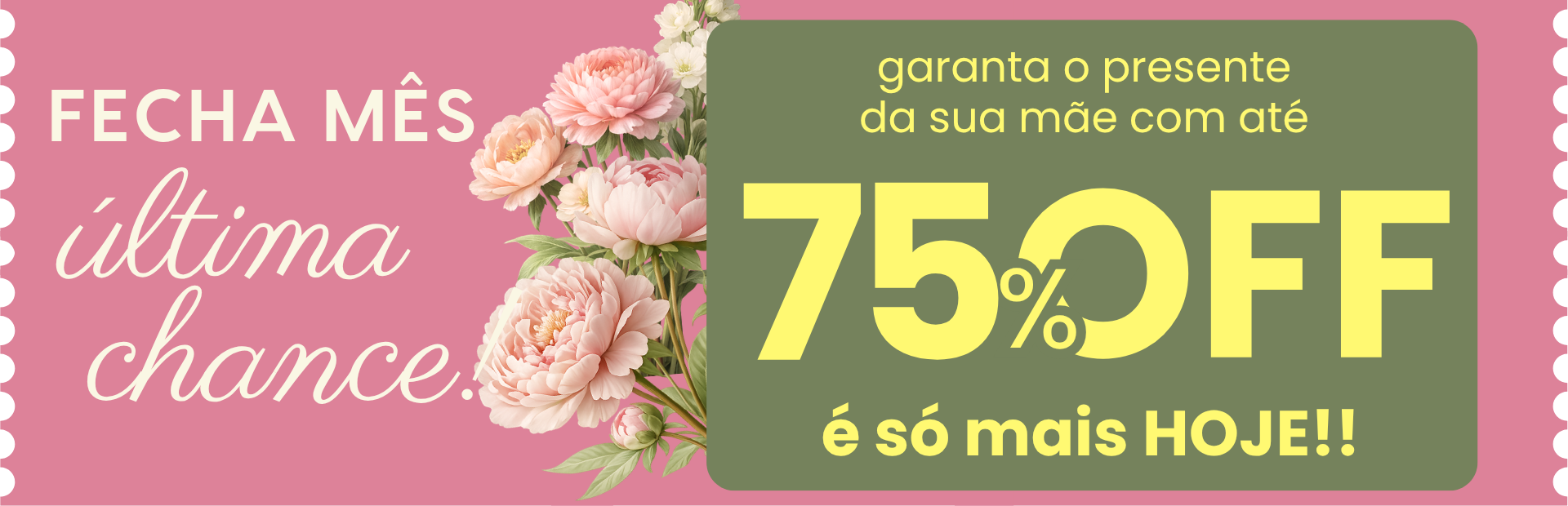 Banner Faixa dia das mães