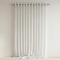 1 Parte Xale Picasso 2,70m larg. x 3,00m alt. Xale em Fio Brilho - Branco