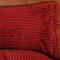 Capa Avulsa p/ Travesseiro Xuxão Plush Canelado - Vermelho