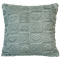 Capa De Almofada 0,45cm x 0,45cm Jacquard C/ Sherpa em Alto Relevo Velvet - Coração Verde