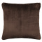 Capa De Almofada 45cm x 45cm Plush Aveludado Soft - Chocolate