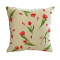 Capa de Almofada Avulsa Estampada Floral - Tulipa Palha