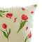 Capa de Almofada Avulsa Estampada Floral - Tulipa Palha