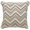 Capa de Almofada Decorativa 100% Algodão Extra Soft  Avulsa - Chevron Bege