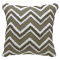 Capa de Almofada Decorativa 100% Algodão Extra Soft  Avulsa - Chevron Caqui