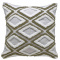 Capa de Almofada Decorativa 100% Algodão Extra Soft  Avulsa - Losango Caqui